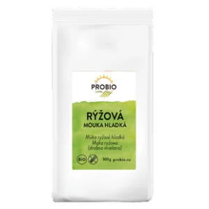 Bezglutenowa mąka ryżowa pełnoziarnista bio 450g Probio