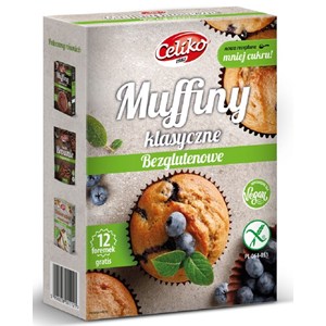 Bezglutenowe muffiny klasyczne 280g Celiko