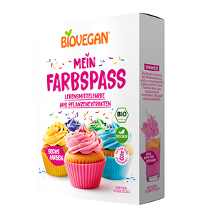 Bezglutenowe barwniki spożywcze w proszku bio 48g Biovegan