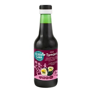 Bezglutenowy sos Tamari łagodny 250ml bio Terrasana