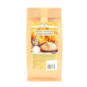 Bezglutenowe płatki owsiane zwykłe 500g Pięć Przemian