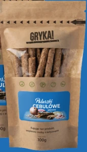 Bezglutenowe paluszki gryczane cebulowe 100g Gryka!