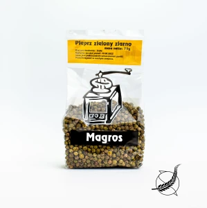 Bezglutenowy pieprz zielony ziarno 75g Magros