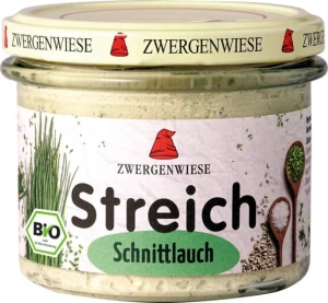 Bezglutenowa pasta wegańska ze szczypiorkiem Bio 180g Zwergenwiese