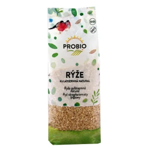 Bezglutenowy ryż okrągłoziarnisty brązowy 500g Probio