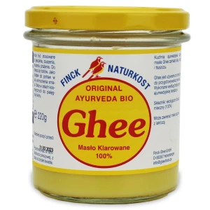 Bezglutenowe masło klarowane bio Ghee 220g Finck Ayurveda
