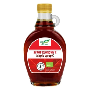 Bezglutenowy syrop klonowy ciemny typu C bio 250ml Bio Planet