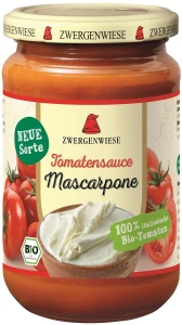 Bezglutenowy sos pomidorowy z mascarpone bio 340ml Zwergenwiese
