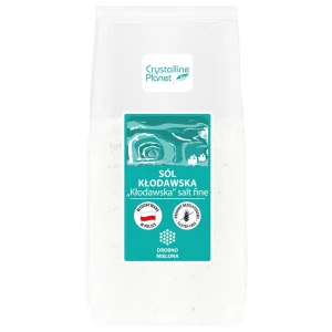 Bezglutenowa sól kłodawska bio 600g Bio Planet