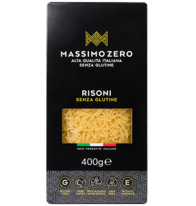 Bezglutenowy wegański makaron risoni 400g Massimo Zero
